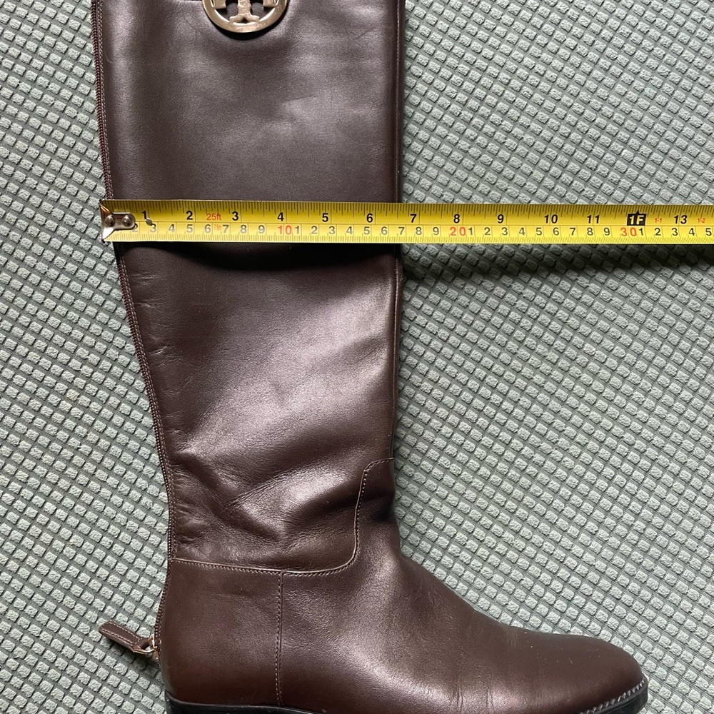Tory Burch Dark Brown Over the Knee Boots - Picture 5 of 11